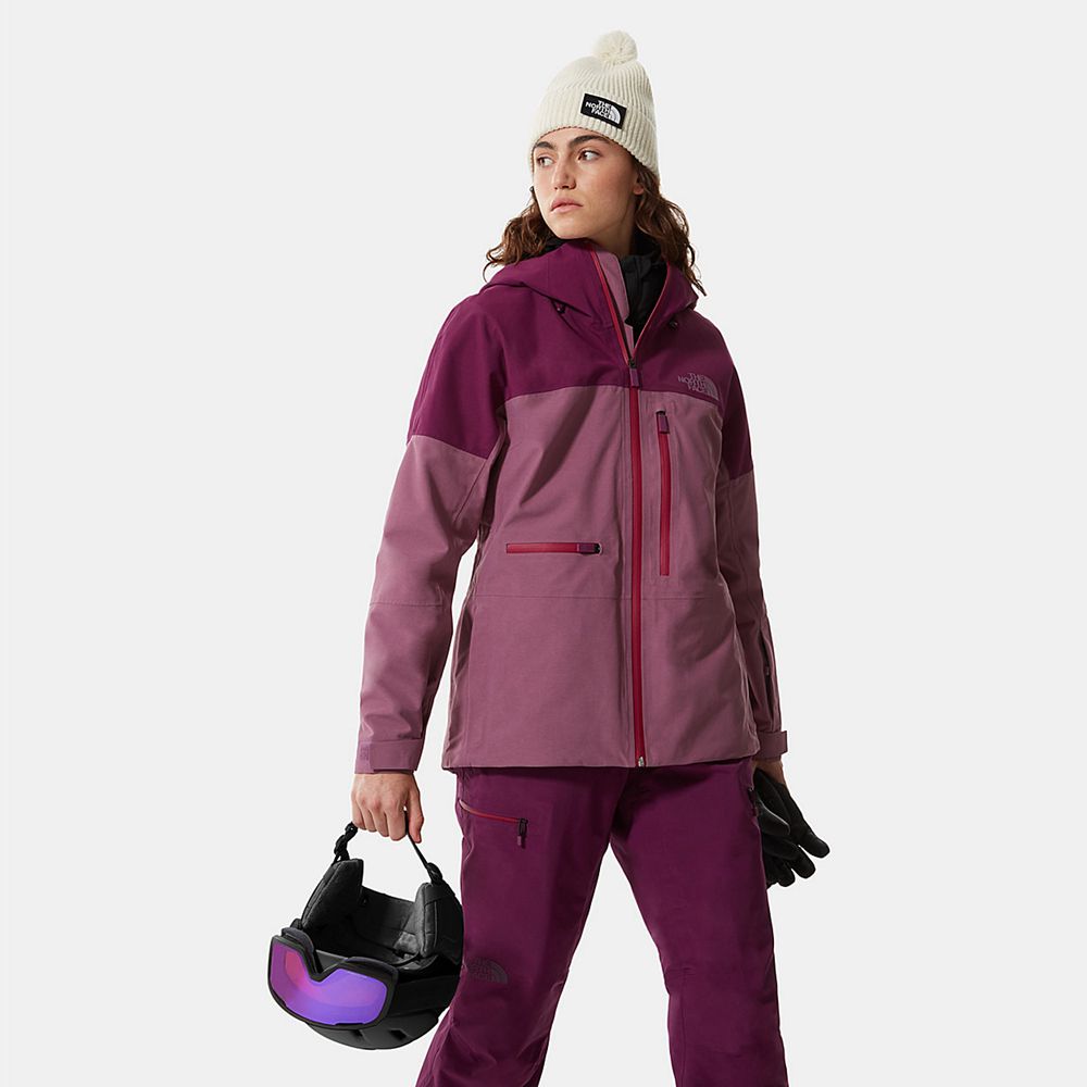 The North Face Lightweight Jackets Womens Australia - The North Face Powderflo Futurelight™ Purple S